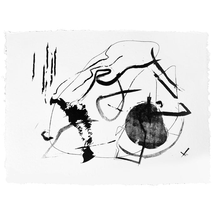 Abstract print on Cotton Paper