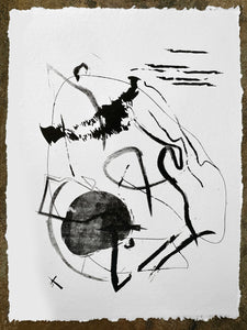 Abstract print on Cotton Paper