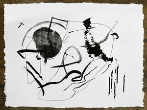 Abstract print on Cotton Paper