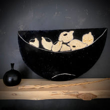 Load image into Gallery viewer, Black lemons plaster painting