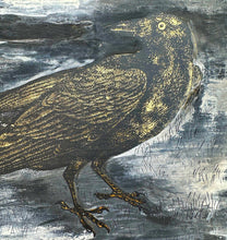 Load image into Gallery viewer, Gold Crow