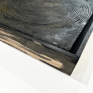 'Spiral' plaster painting