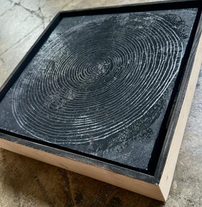 'Spiral' plaster painting