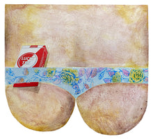 Load image into Gallery viewer, Les Fesses plaster painting
