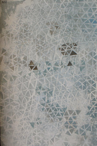 Triangles plaster painting