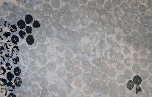 Bubble wrap acrylic painting