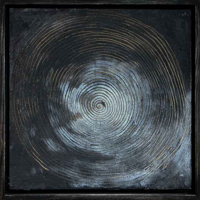 'Spiral' plaster painting