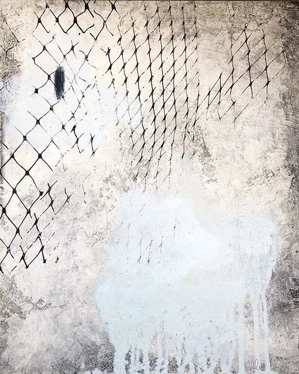 'Dash' plaster painting