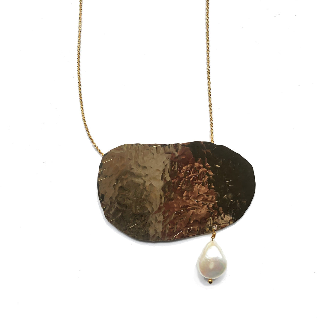 Hand Hammered Cloud Necklaces